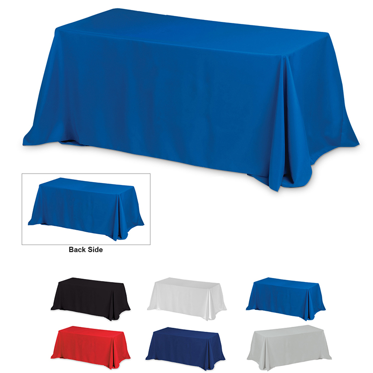 "Zenyatta Eight" 8 ft 4-Sided Throw Style Table Covers & Table Throws -Blanks / Fits 8 ft Table 18