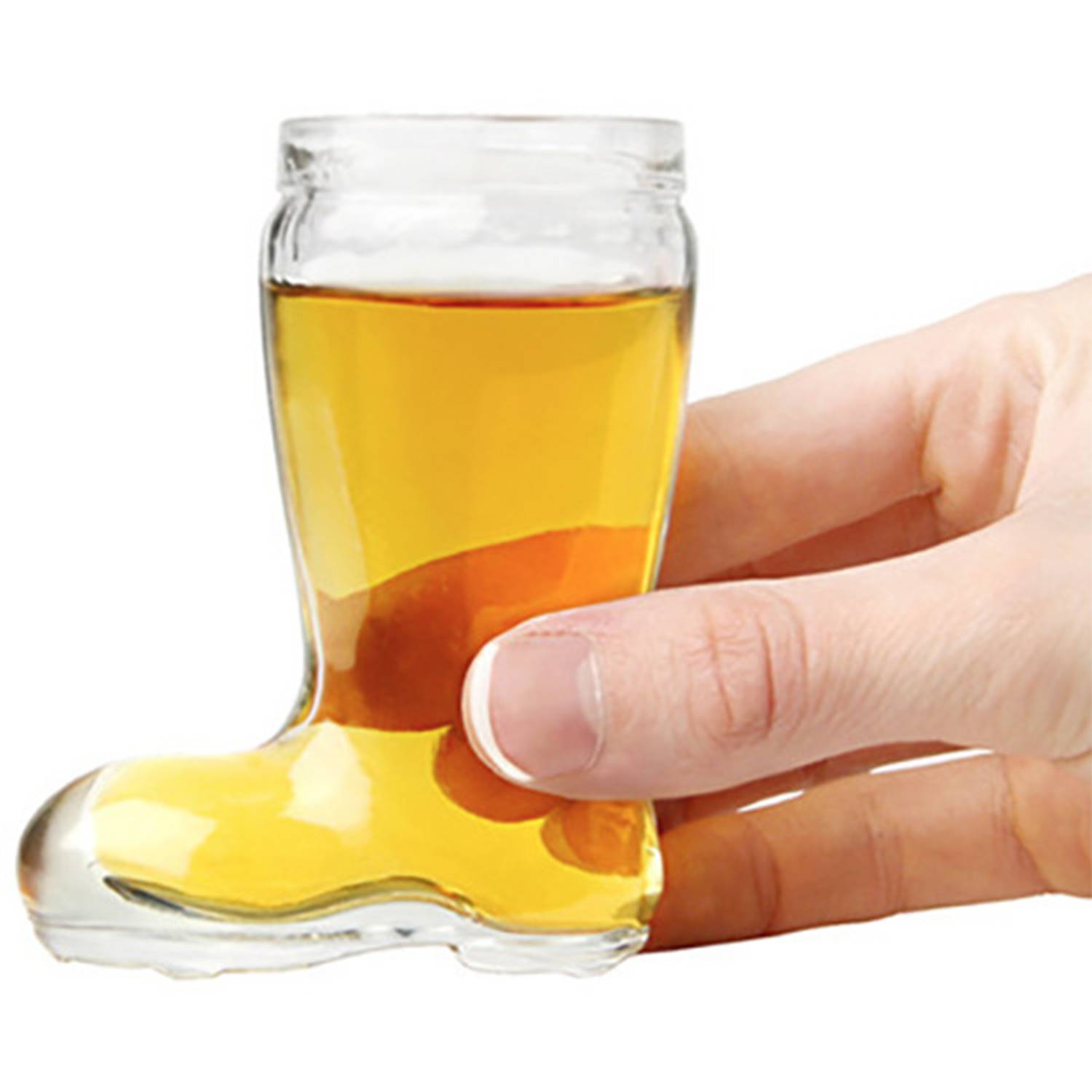 Small Boots in Glass Bottle with Cork 5