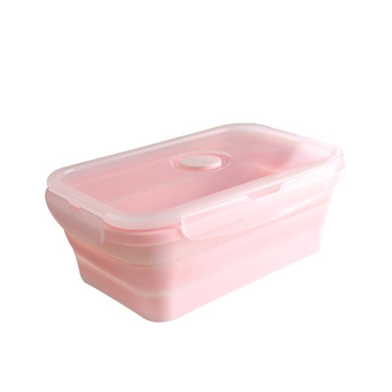 12OZ Silicone Foldable Collapisible Lunch Bento Box 10