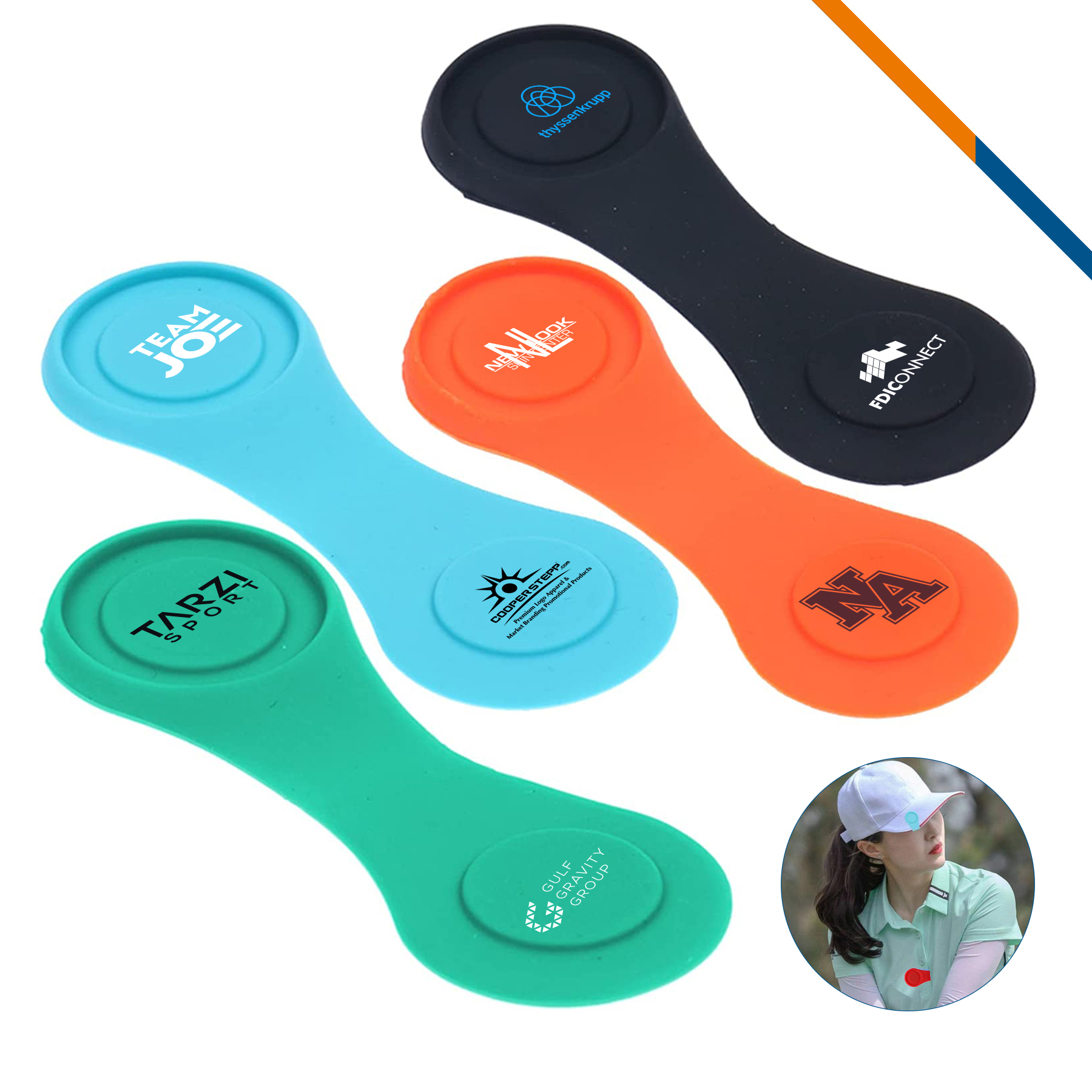 Chinie Golf Hat Clip 12