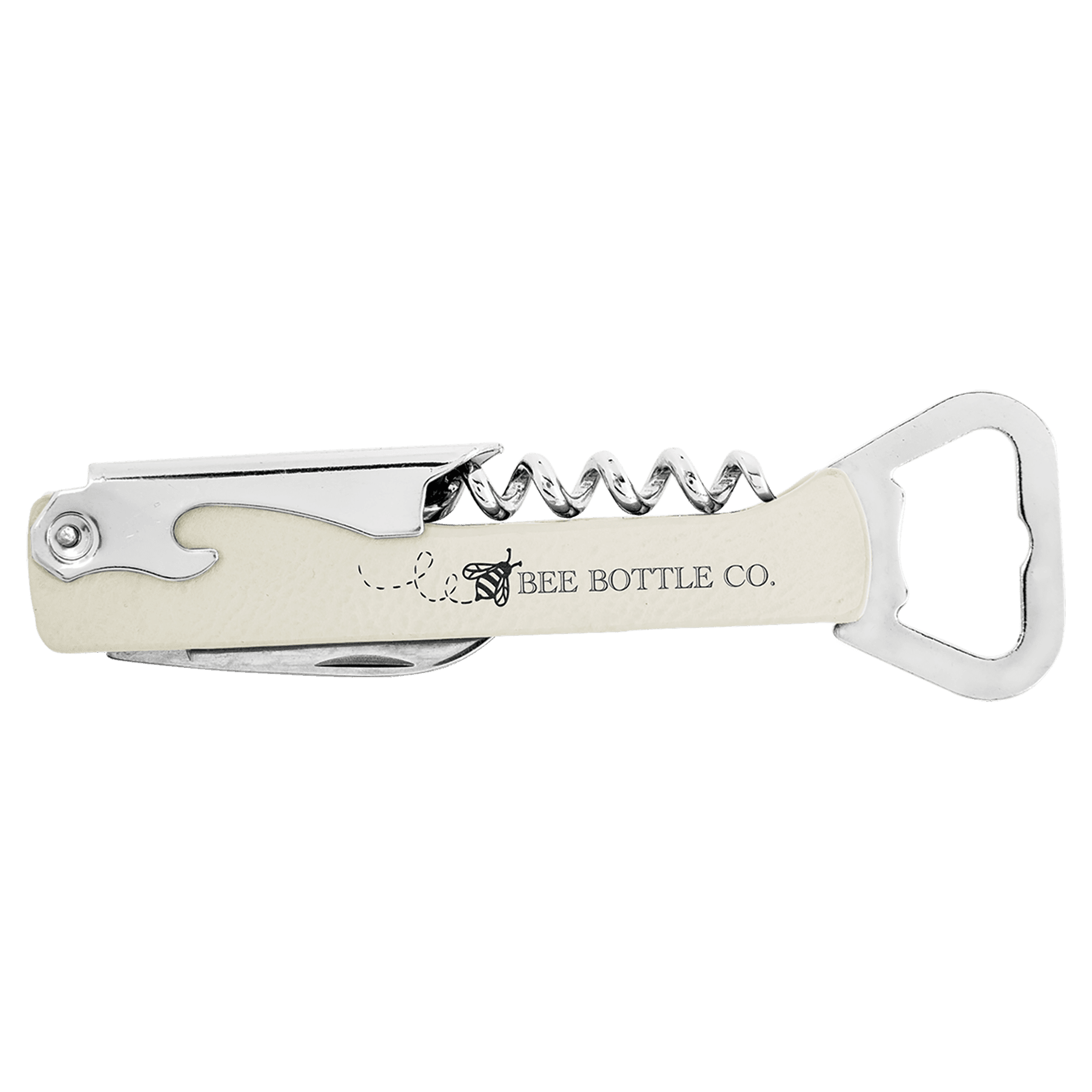 Laserable Leatherette Wine Bottle Opener 8