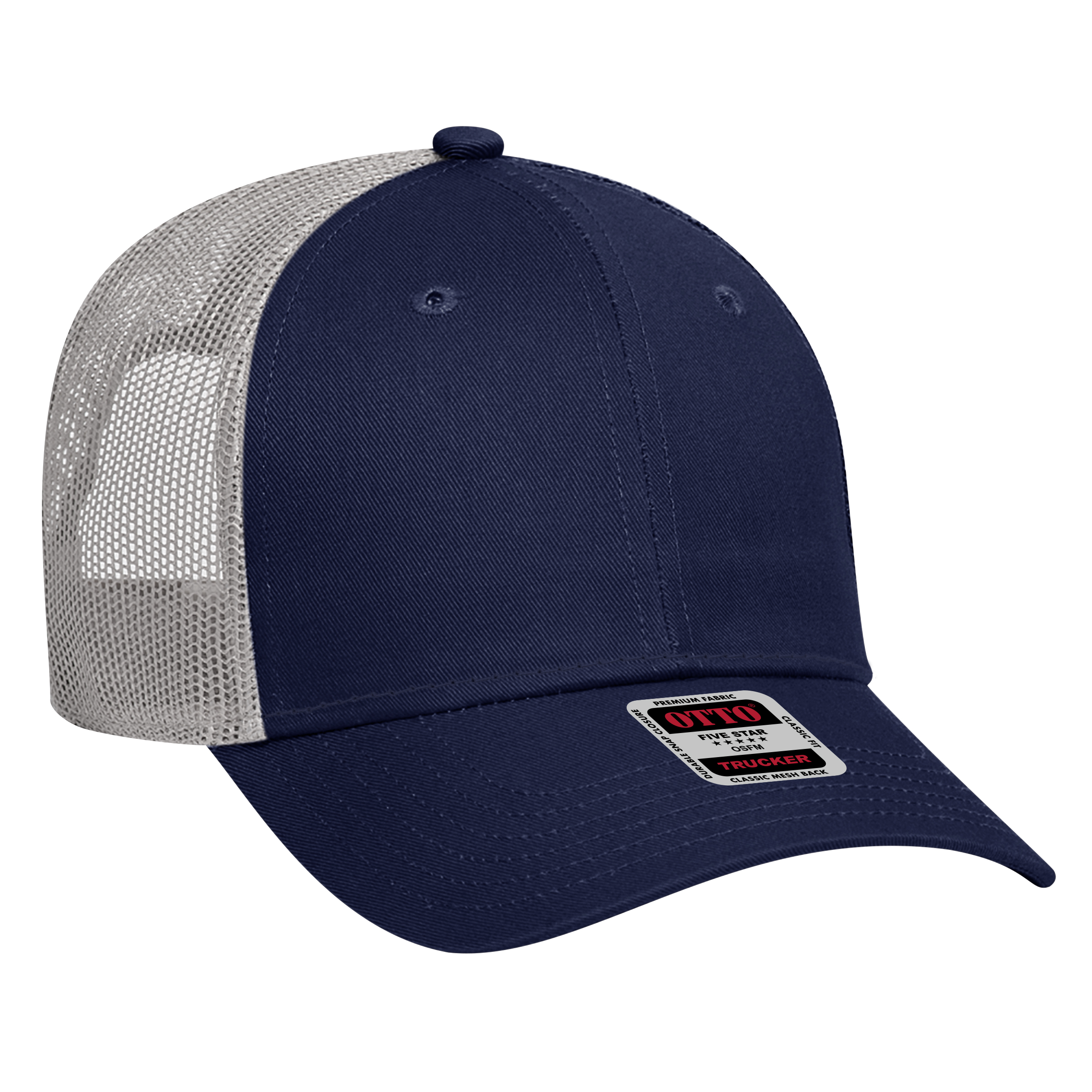 OTTO CAP® 6 Panel Low Profile Mesh Back Trucker Hat 214