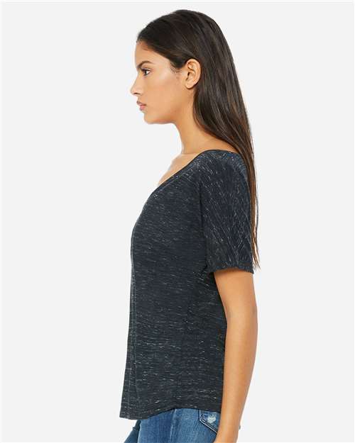 Women's Slouchy V-Neck Tee - 8815 18