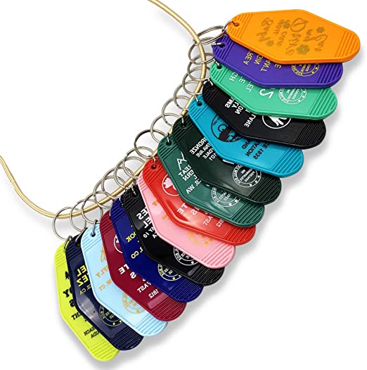 Vintage Hotel Motel Keychain / Hook 4
