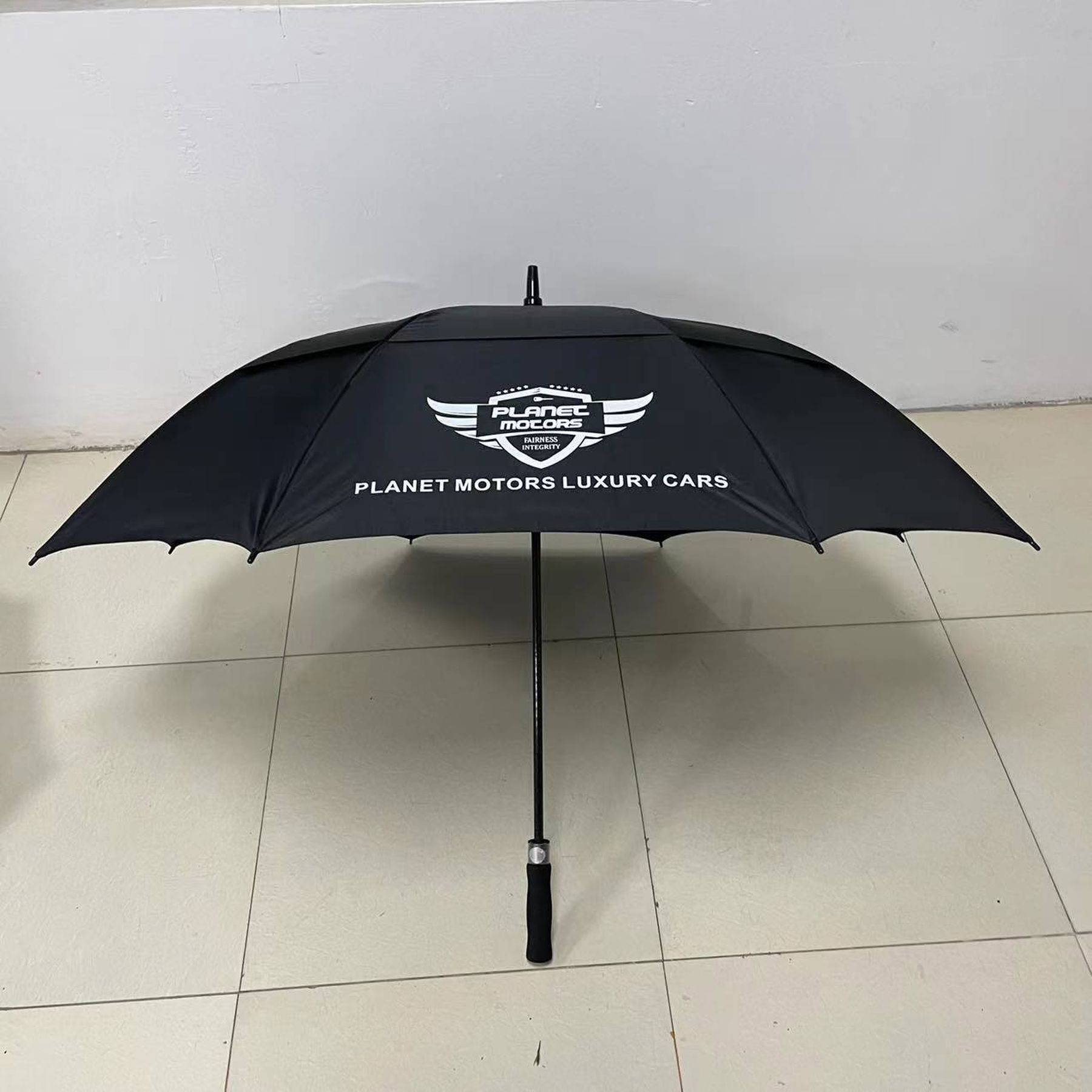 Automatic Open Windproof Golf Umbrella With Double Canopy 17