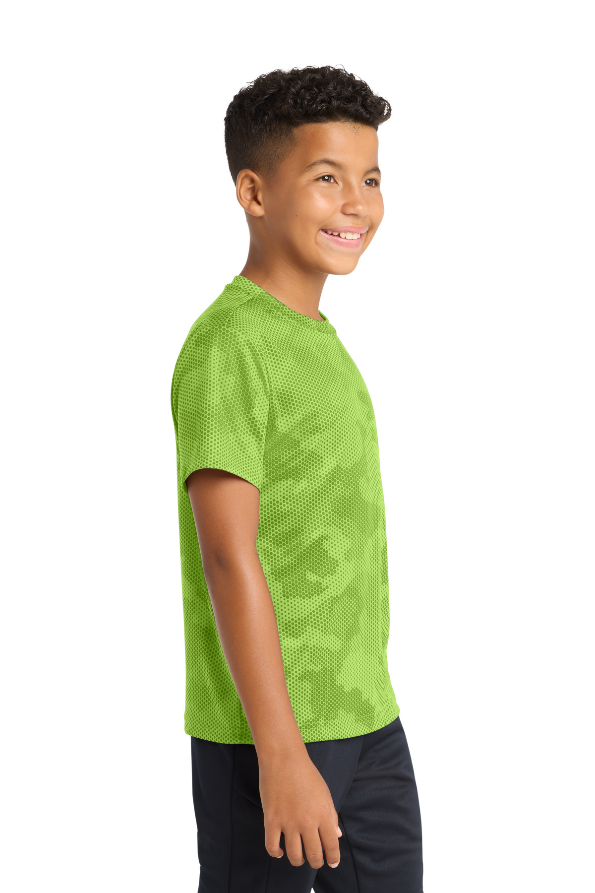Sport-Tek Youth CamoHex Tee. YST370 34