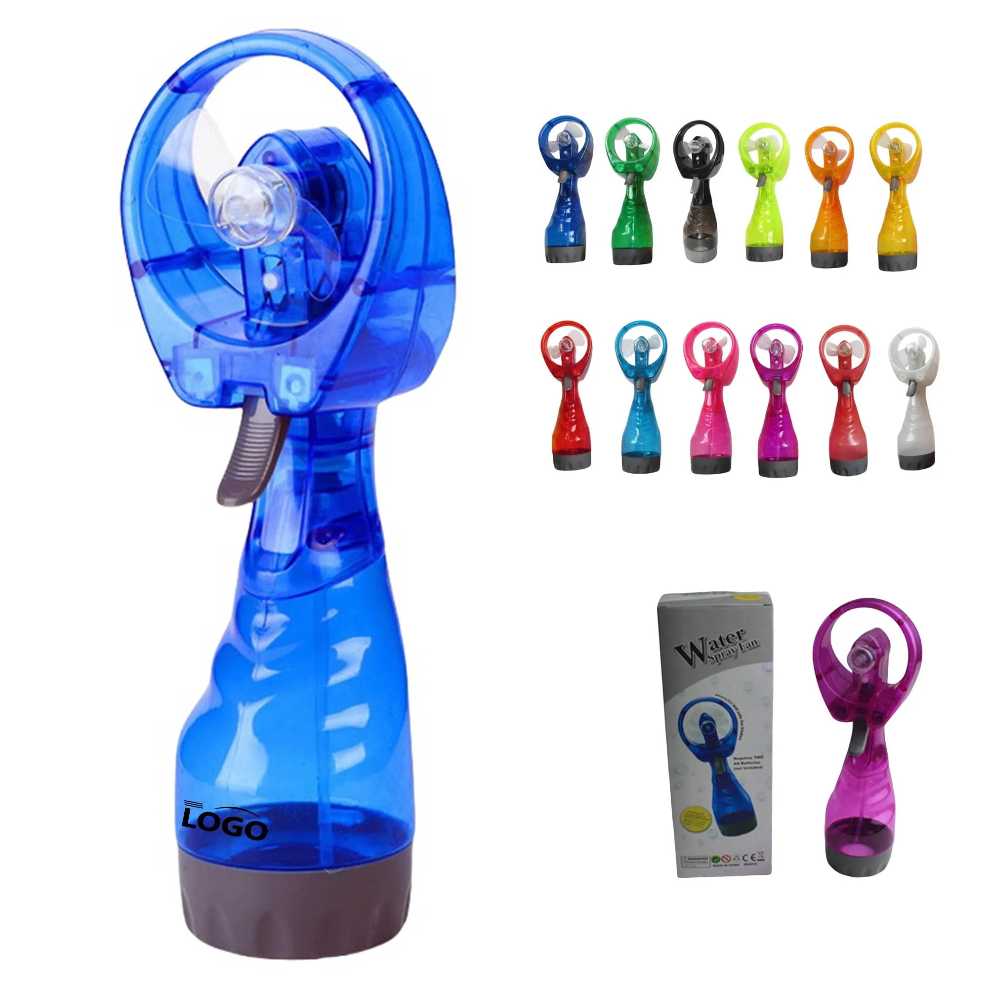 Mini Battery Powered Handheld Water Misting Spray Fan 6