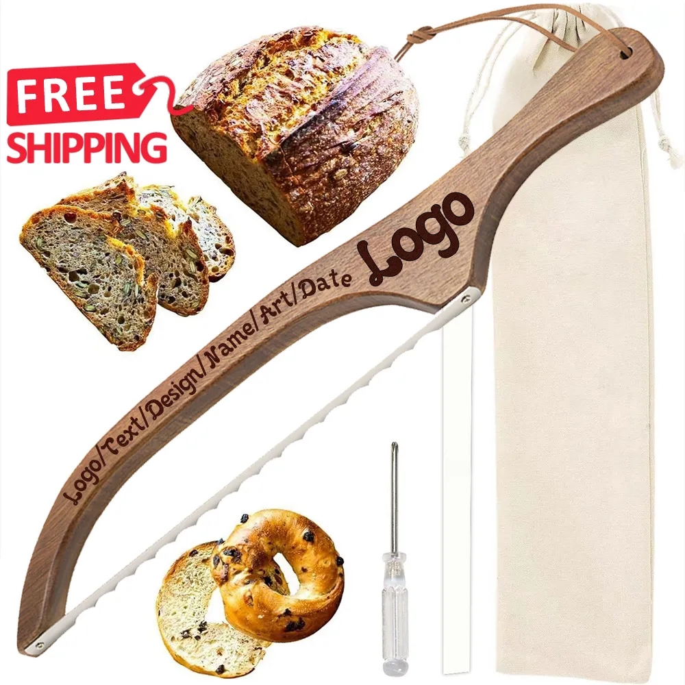 Wooden Bow Sourdough Bread Knife 4