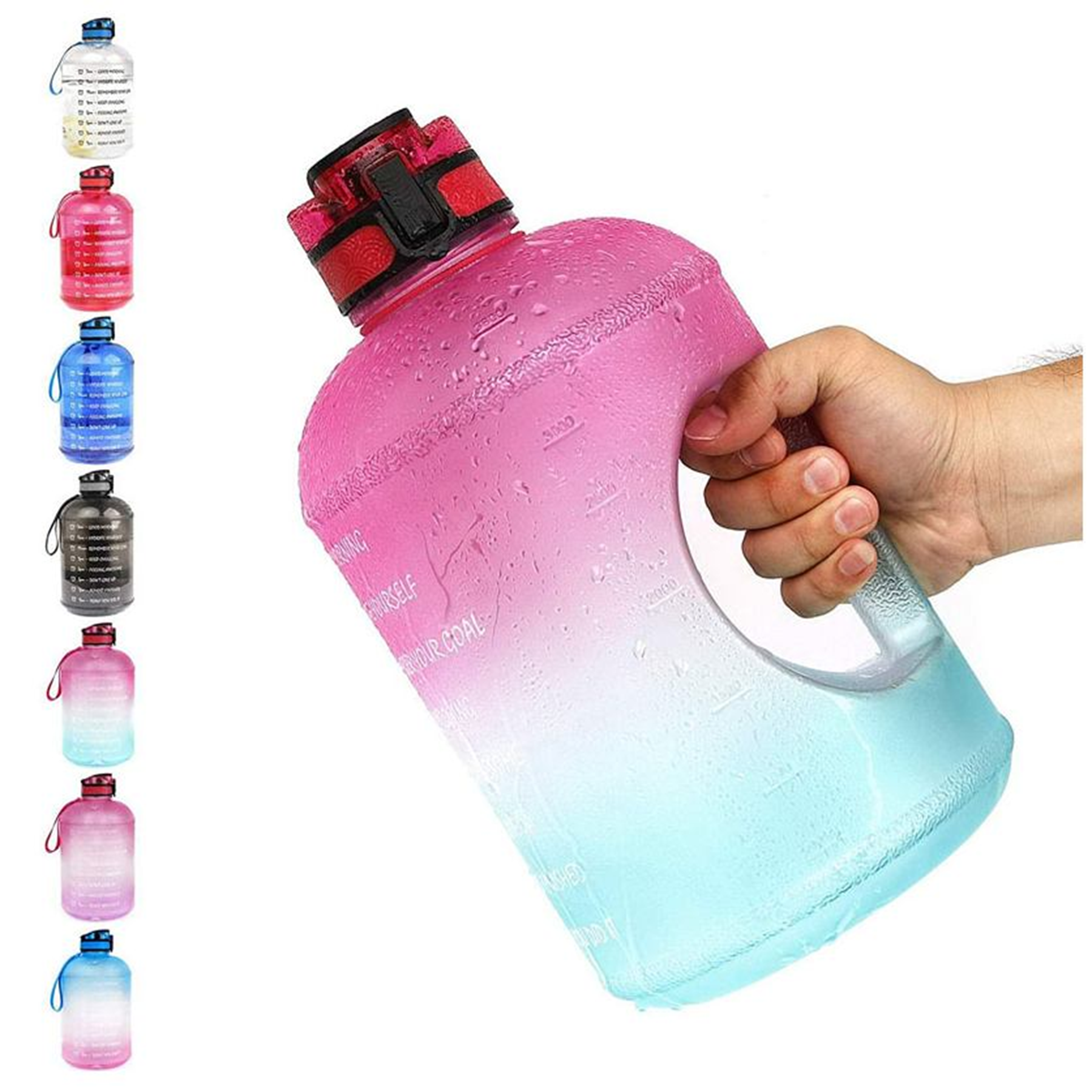 Large 1 Gallon Motivational Water Bottle 2