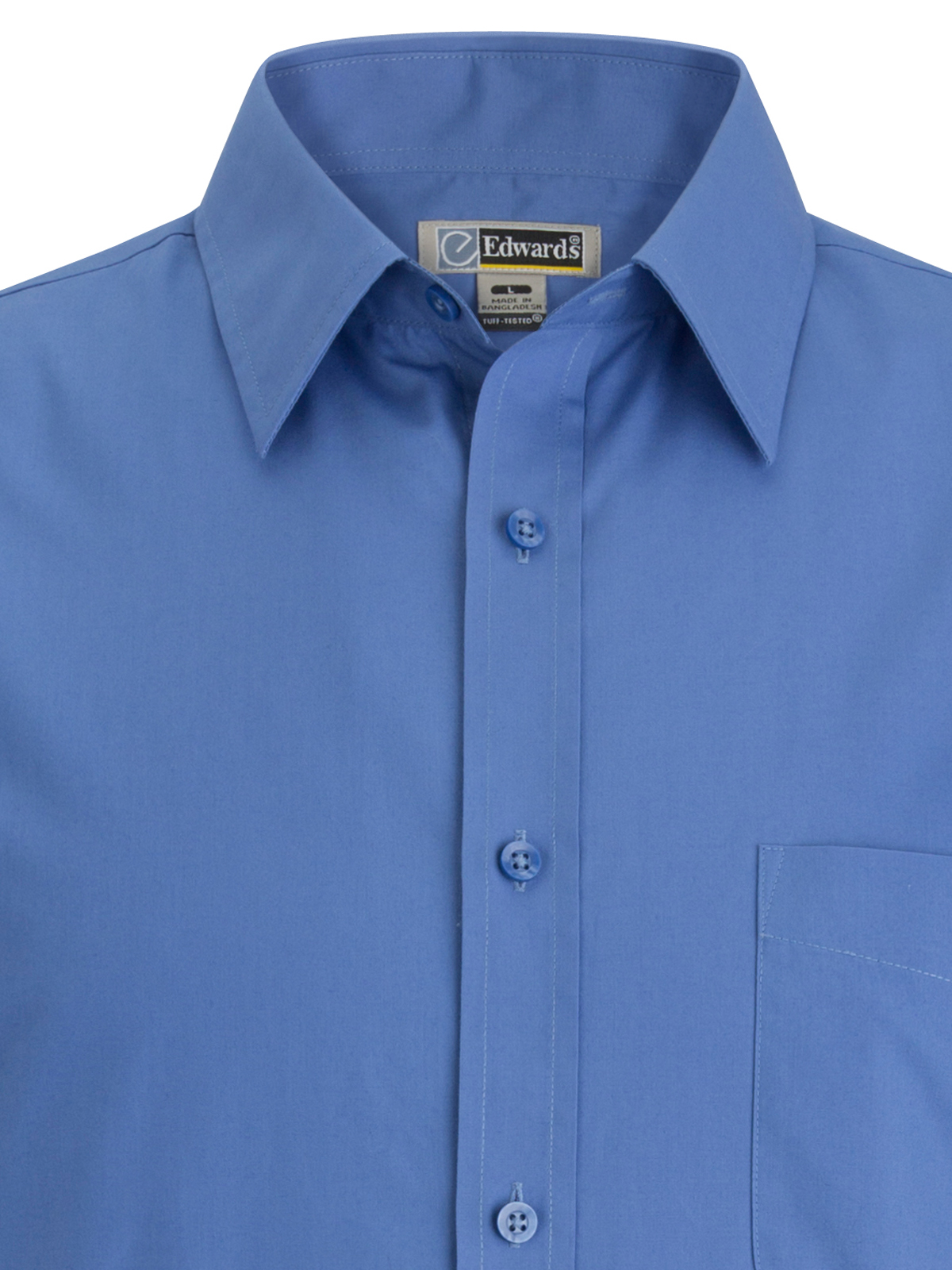 Edwards Shirts & Blouses - Men's 1-Pocket Essential Broadcloth Shirt 12