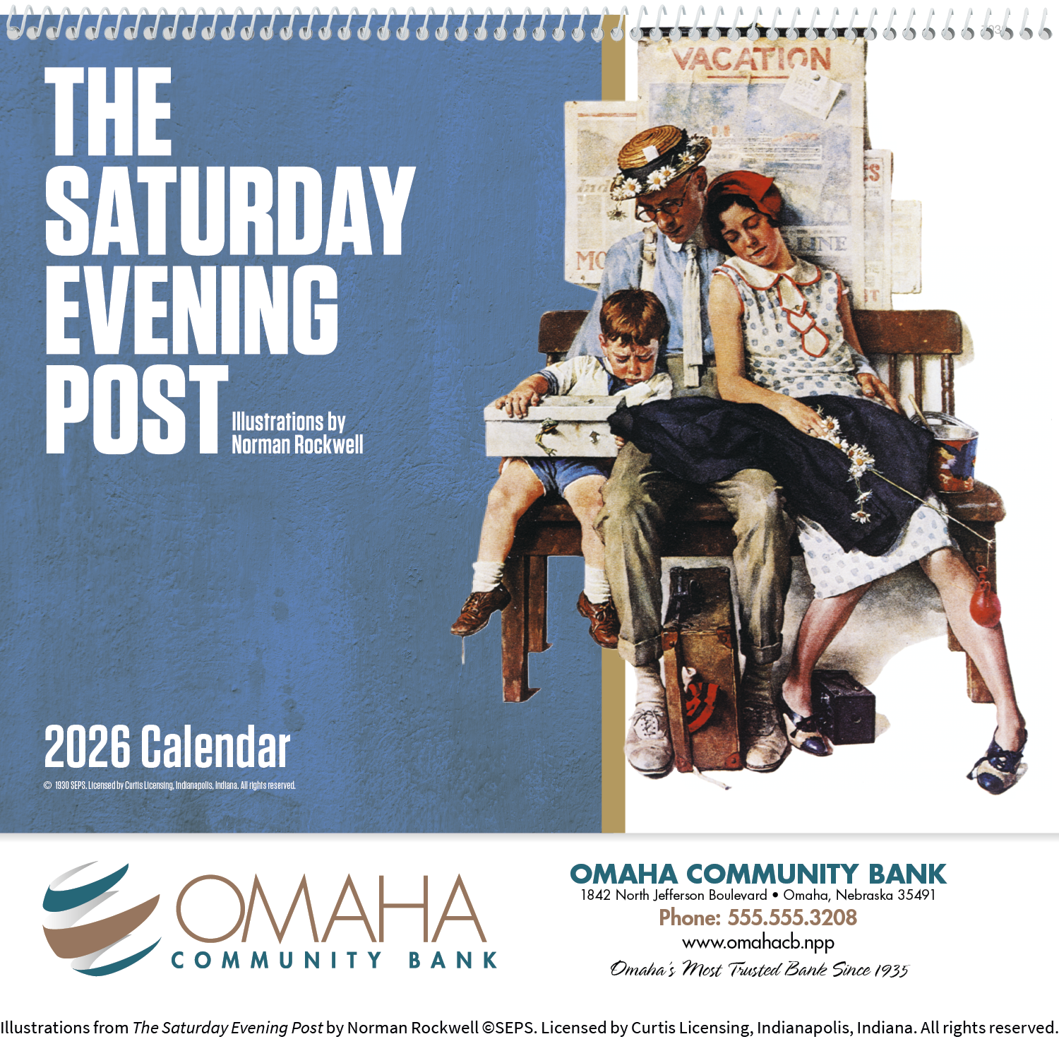 Good Value™ The Saturday Evening Post Illustrations by Norman Rockwell – Spiral Calendar 11