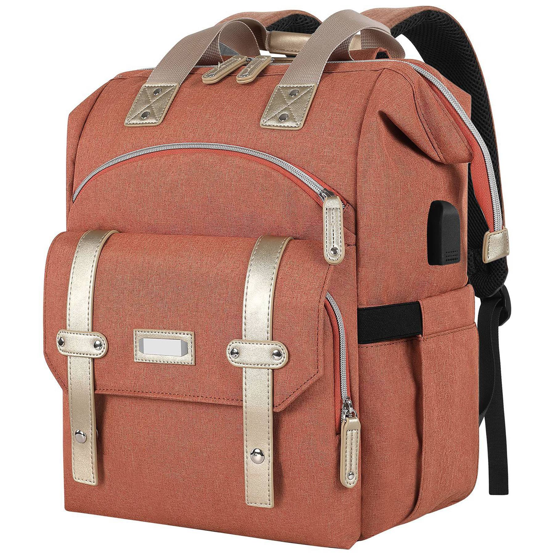 Oxford RFID Anti-Theft USB Travel Diaper Duffel Mommy Bag 15