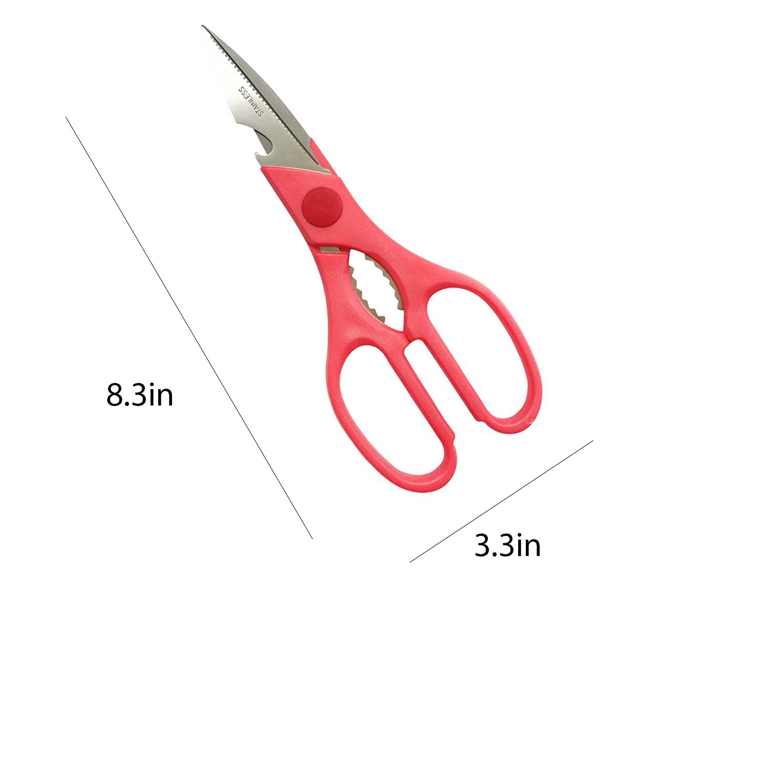 Multifunctional Stainless Steel Kitchen Scissors Thickening 5