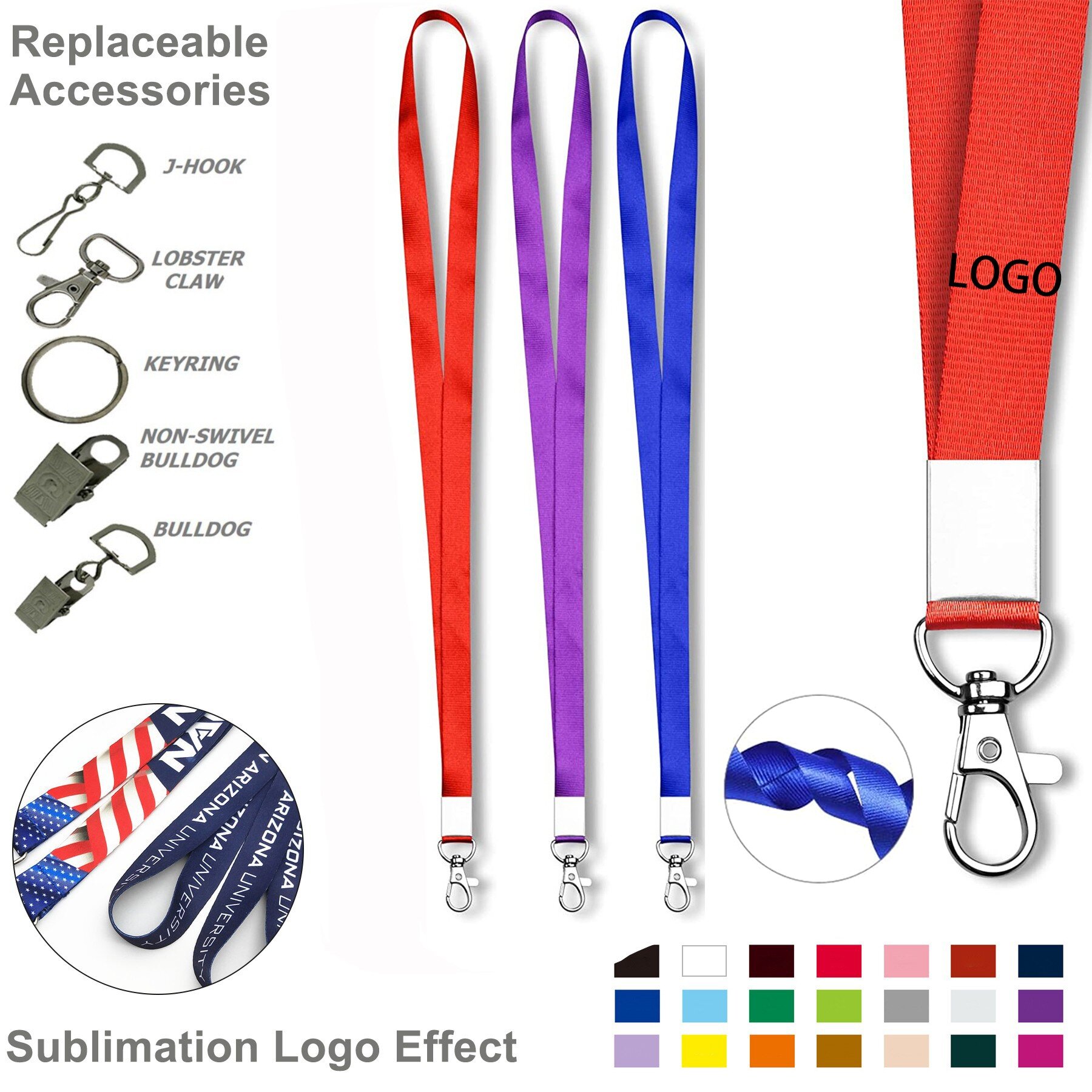 Custom Key Chain Neck Strap 7