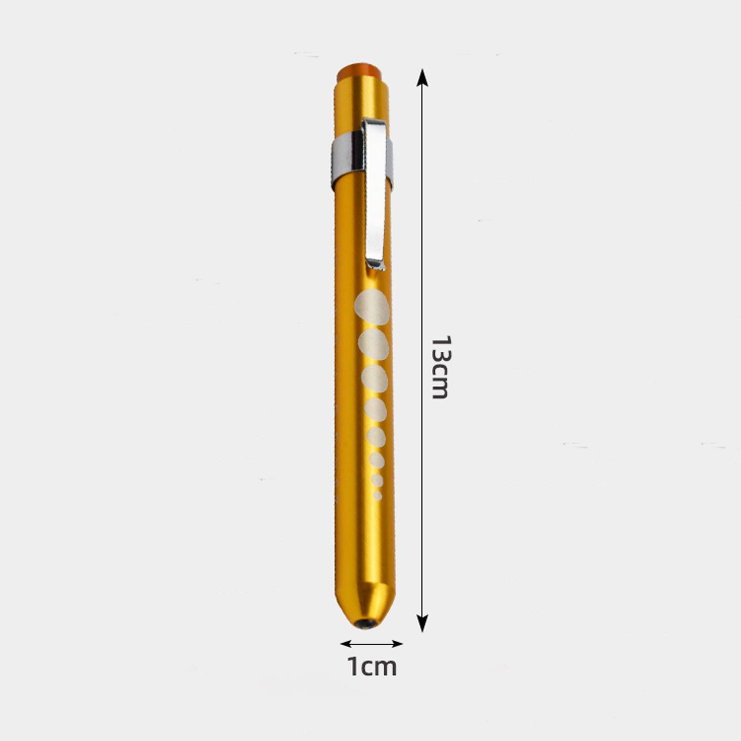 Medical Aluminum Alloy LED White Light Pen Flashlight 6