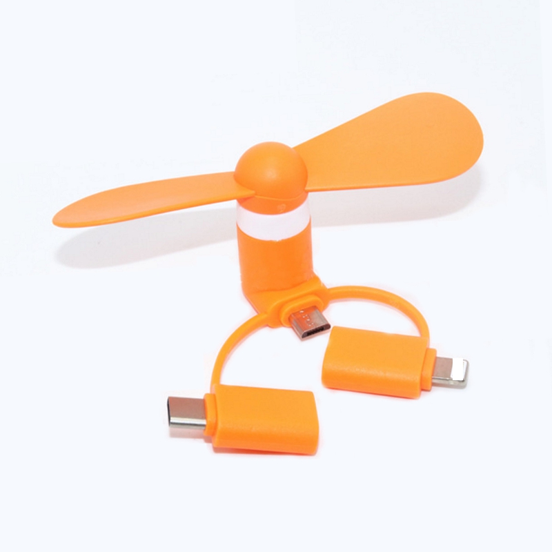 3 in 1 Mini Fan for Smart Phones 3