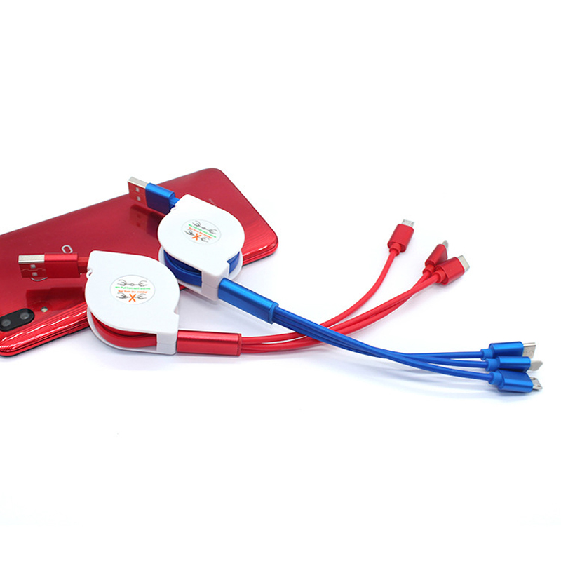 Retractable 3 in 1 Multiple Fast Charge Cord Adapter 4