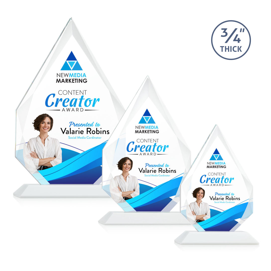 Hawthorne VividPrint™ Award - White 2