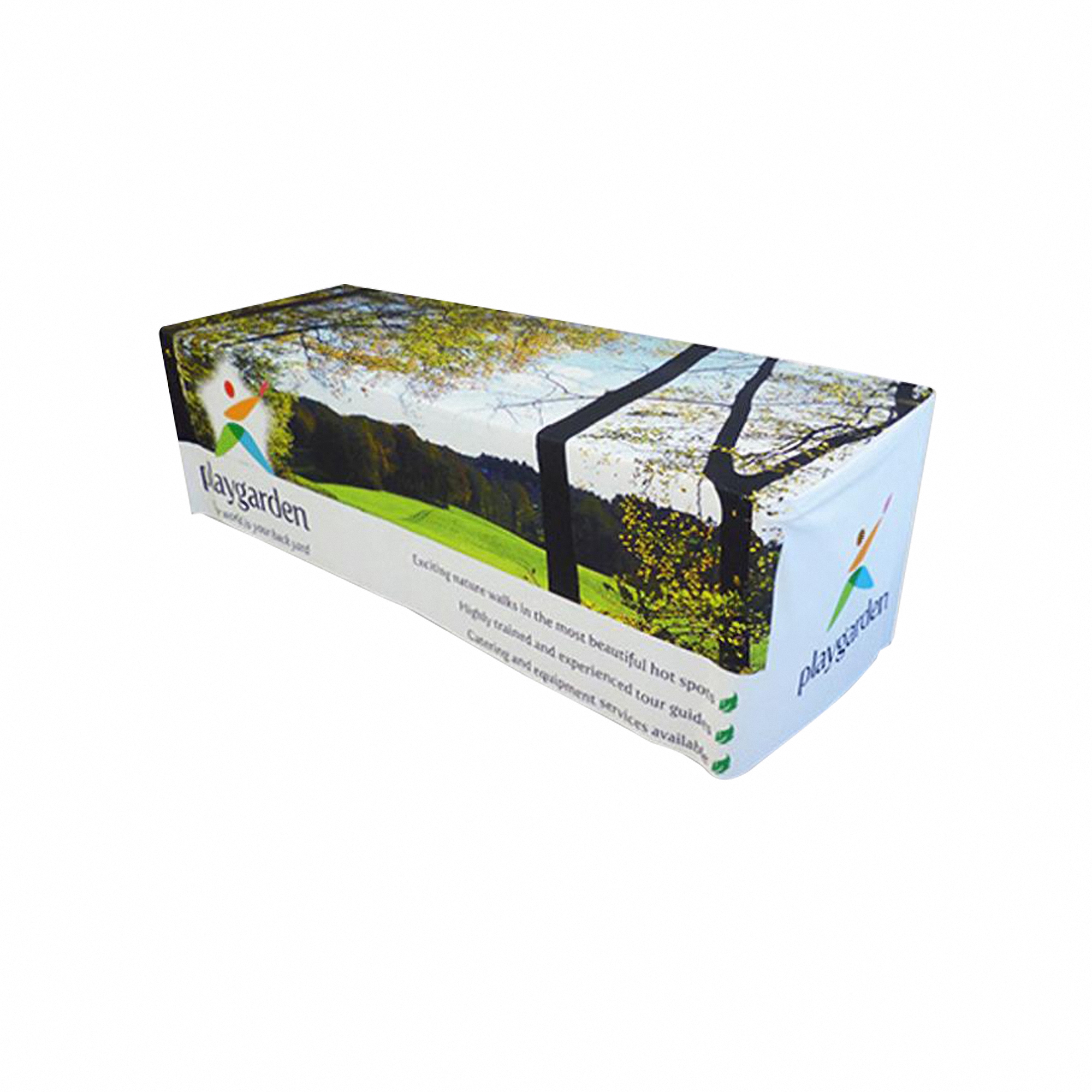 4' Soft Stretch Fitted Table Cover 5