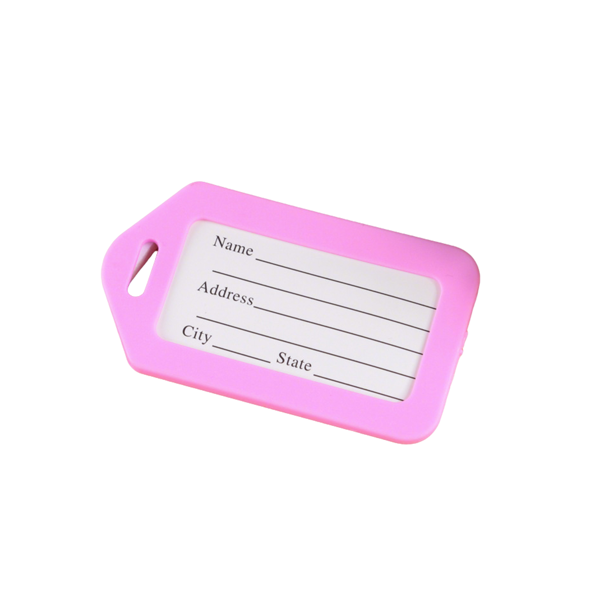 Rigid Plastic Travel Luggage Identification Tag 3