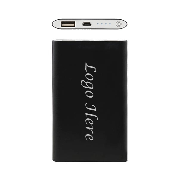Rapid Ship Slim Aluminum Universal Power Bank 5000mAh 5