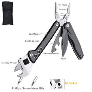 Versatile Multi Wrench Tool Kit With Scissors For Outdoor Adventure 15