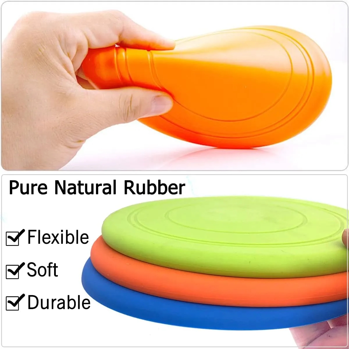 Soft Rubber Interactive Lightweight Flying Disc 5
