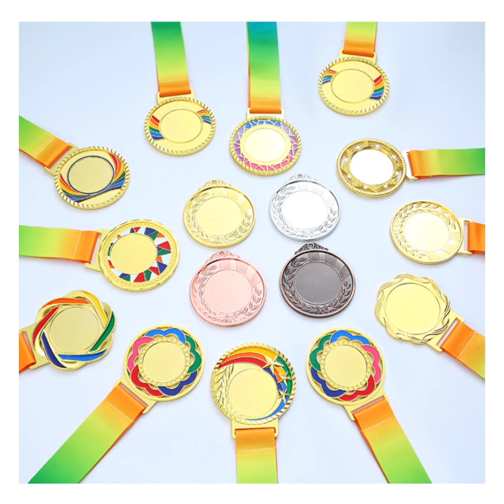 Custom Metal Circular Medal Award 3