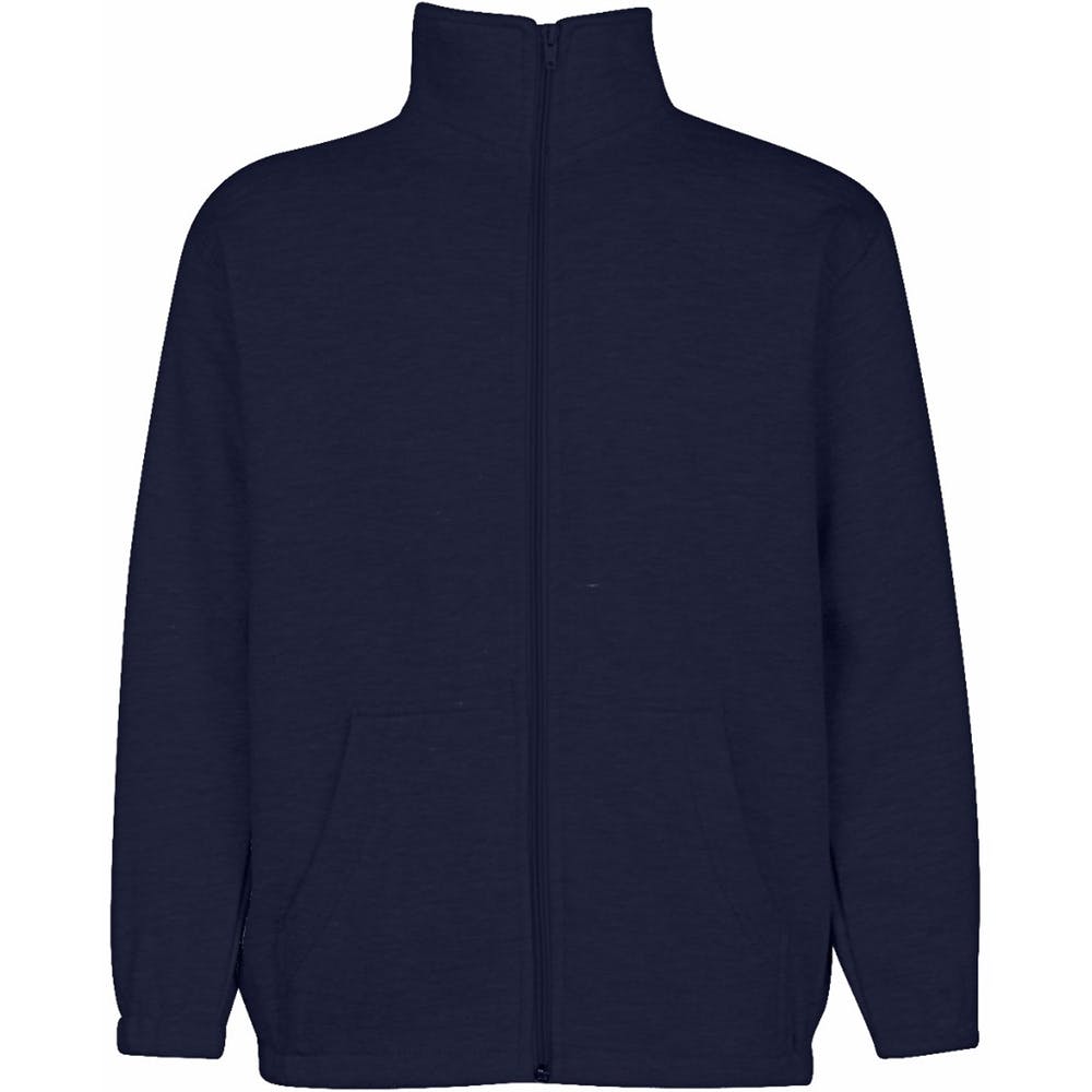 Youth Mock Neck Zippered Sweatshirts - Navy Size 5/6 (XS) 2