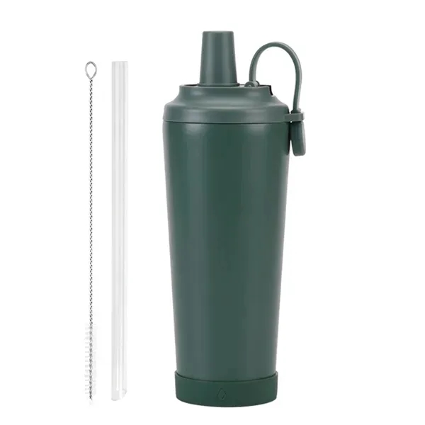 Portable Magnetic Ceramic Liner Straw Cup - 24oz Hand-Held 8