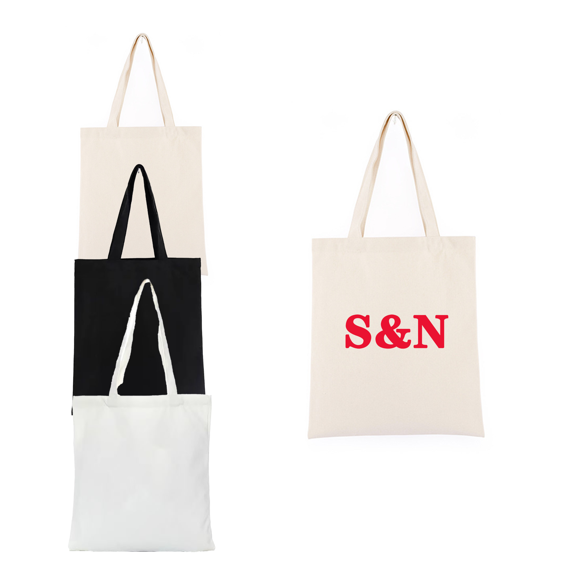 Hand-held Canvas Bag, custom tote bag with logo imprint 4