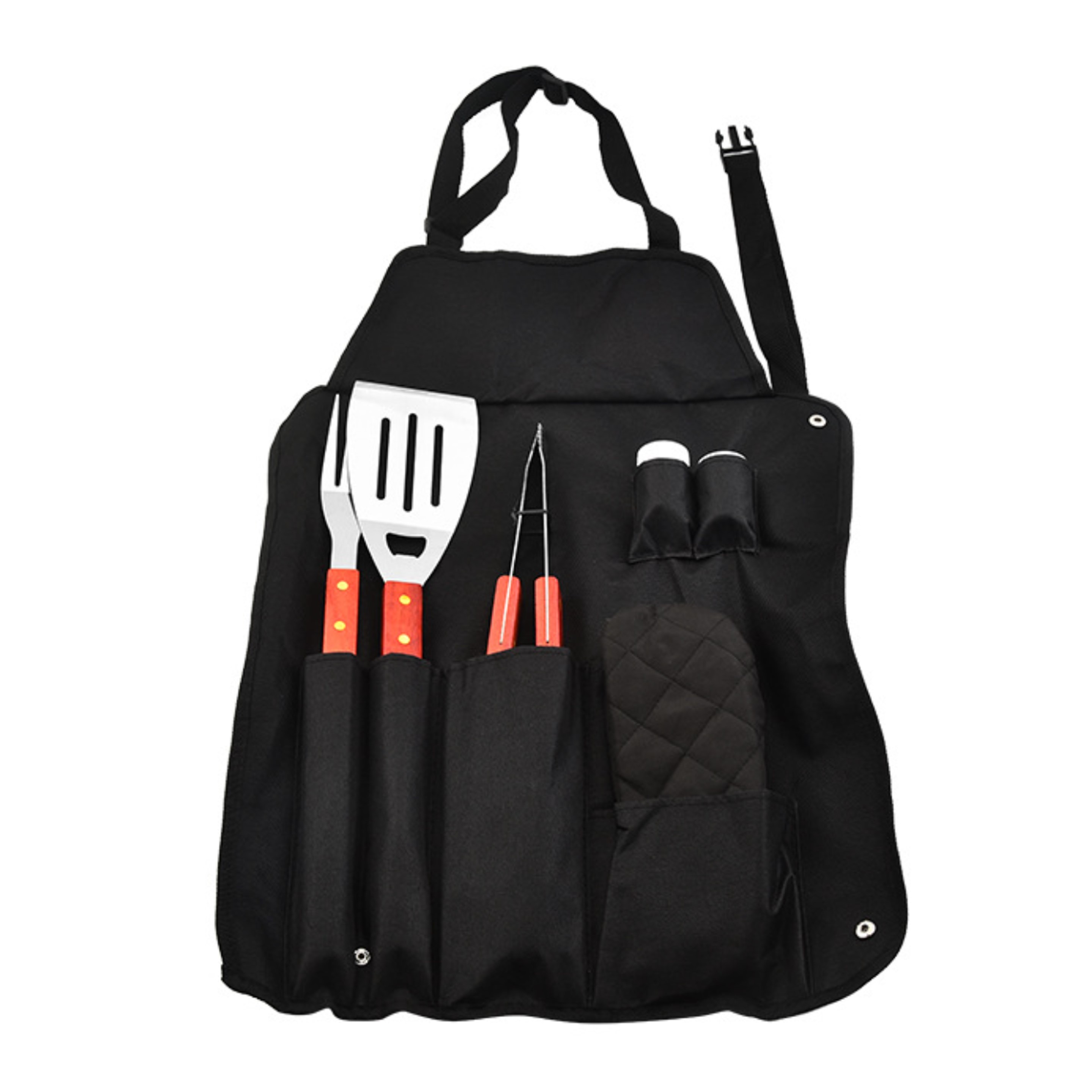 6-Piece Apron & Large Size BBQ Tool Set - OCEAN 2