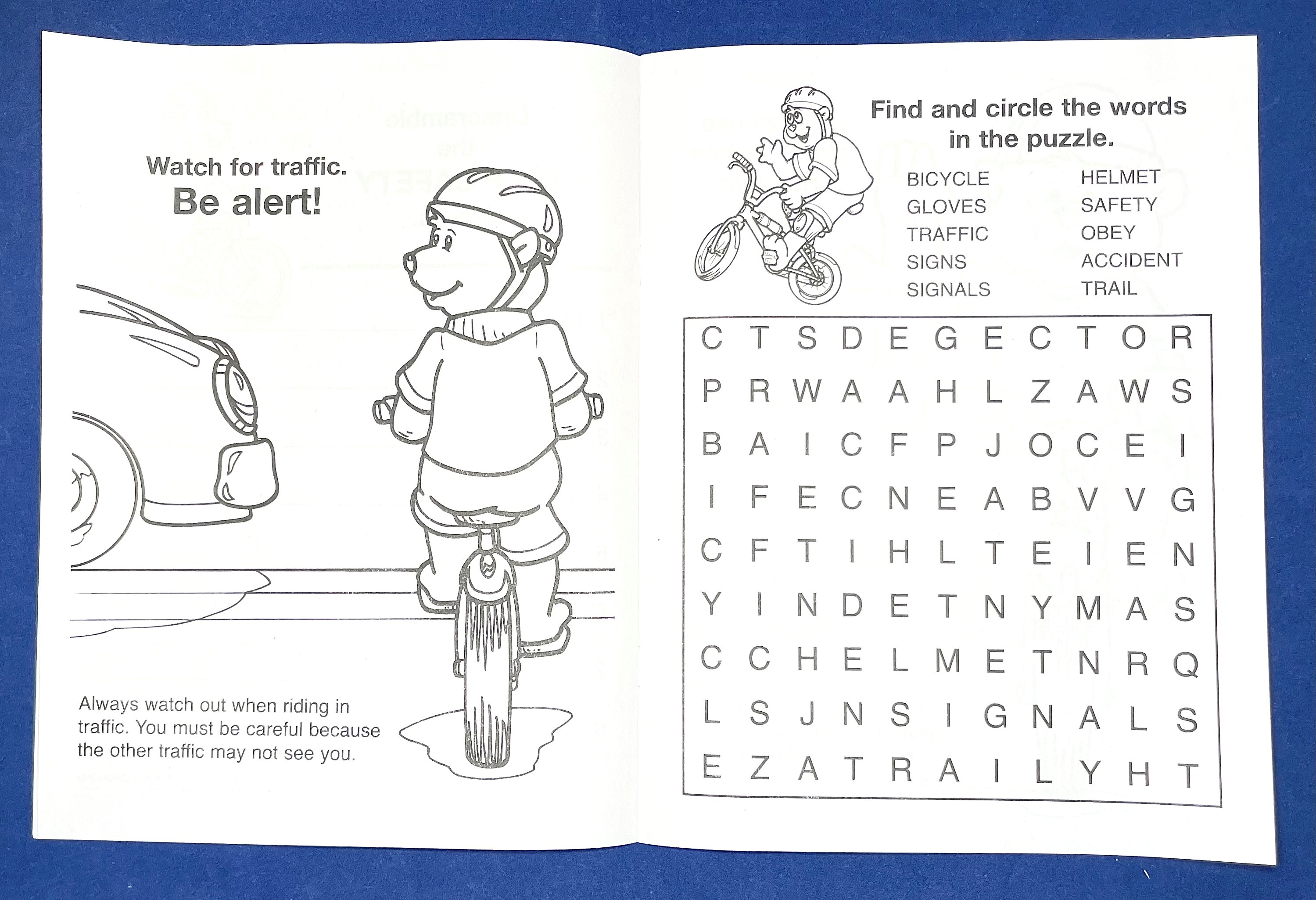 COLORING BOOK - Practice Bike Safety Coloring & Activity Book 3
