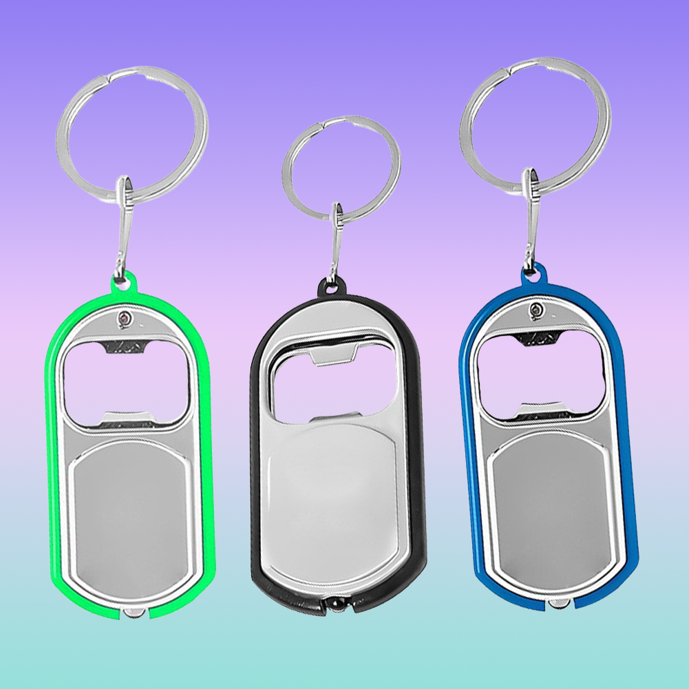 3-in-1 Custom LED Bottle Opener Keychain 1