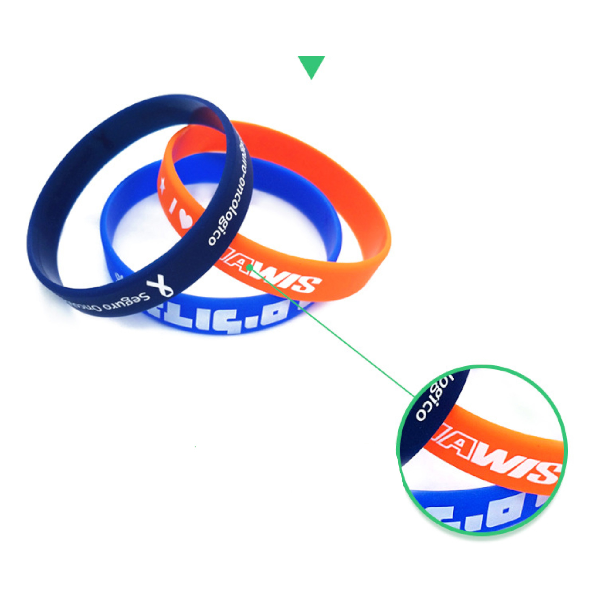 Custom Silicone Wristband Bracelet 17