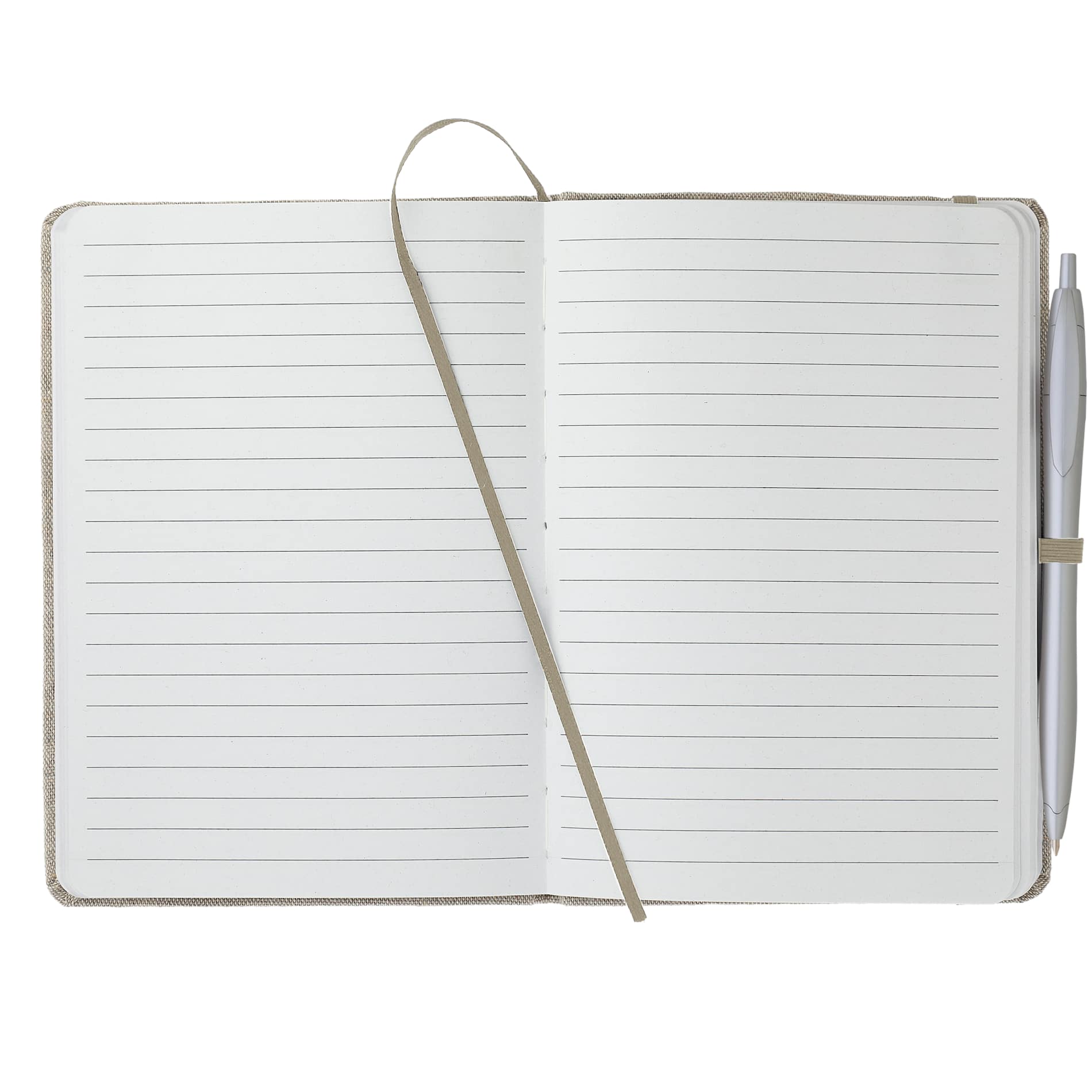FSC® Mix 5" x 7" Recycled Cotton Bound Notebook 12