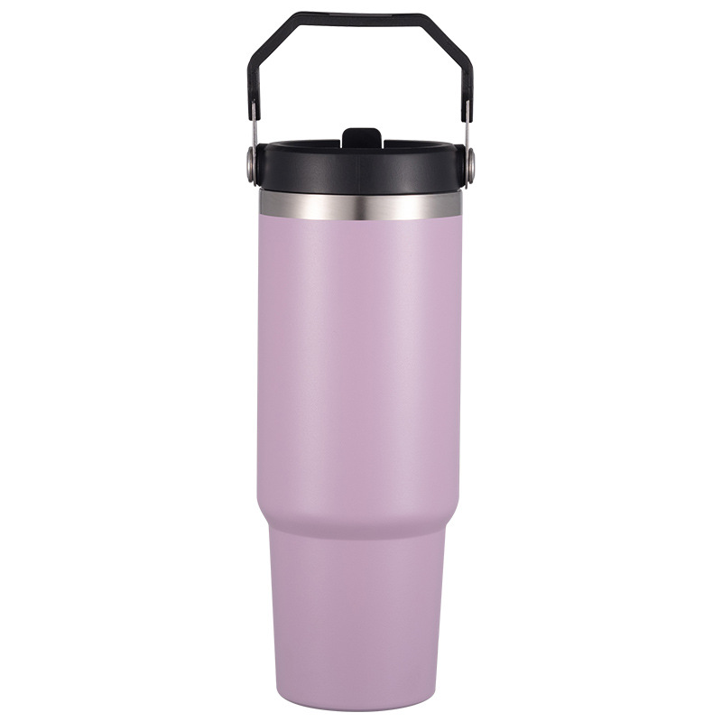 30 oz Stainless Steel Tumbler W/ Straw 19