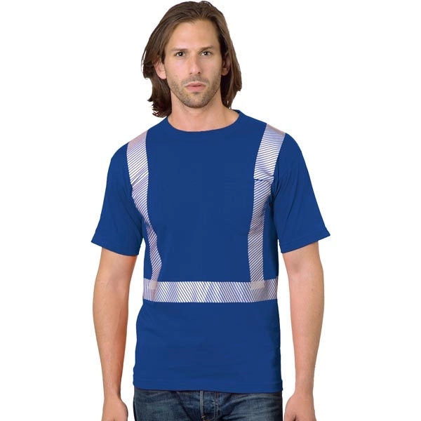 Hi-Vis 100% Cotton Pocket Crew Tee 4
