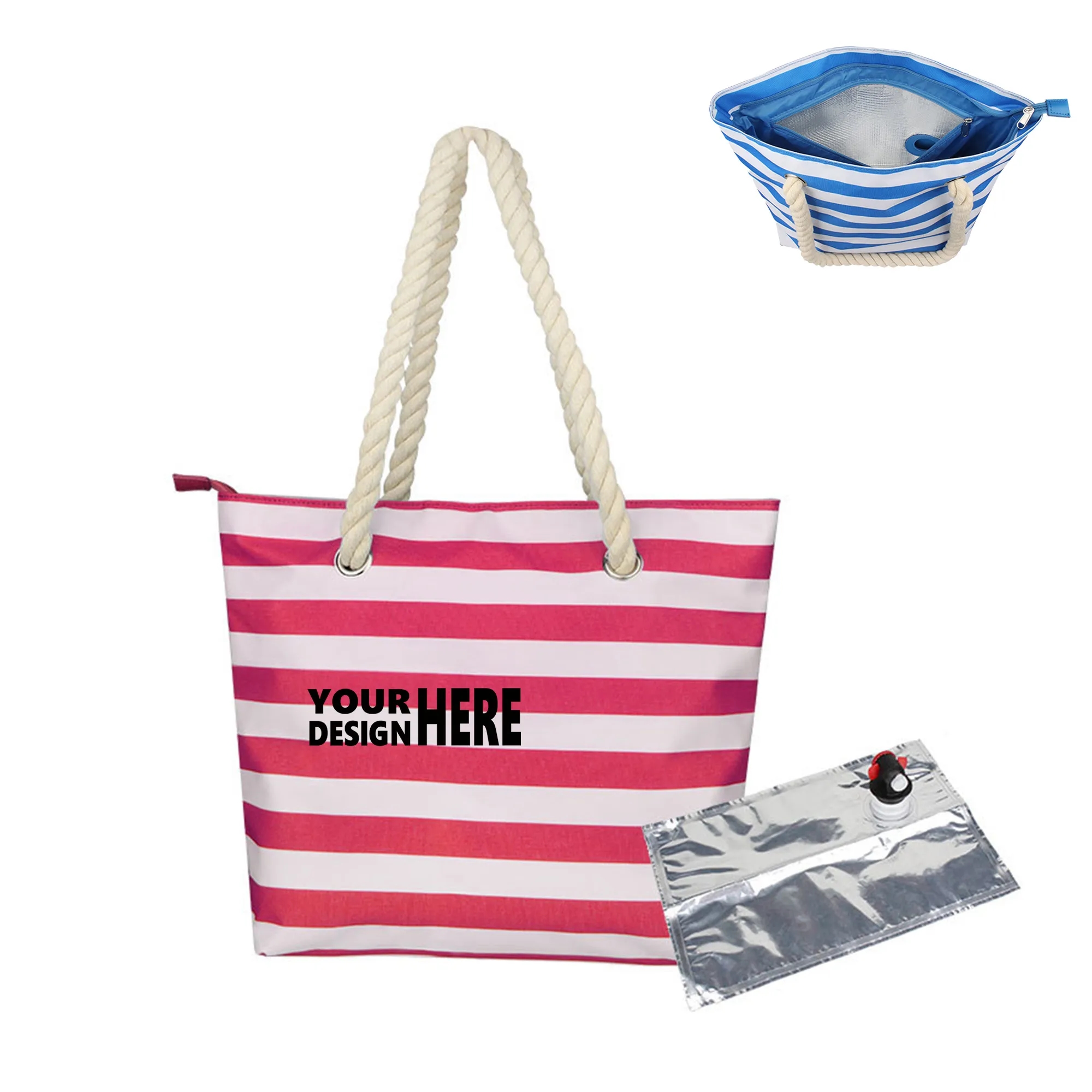 Insulated Portable Picnic Wine Tote Bag 3