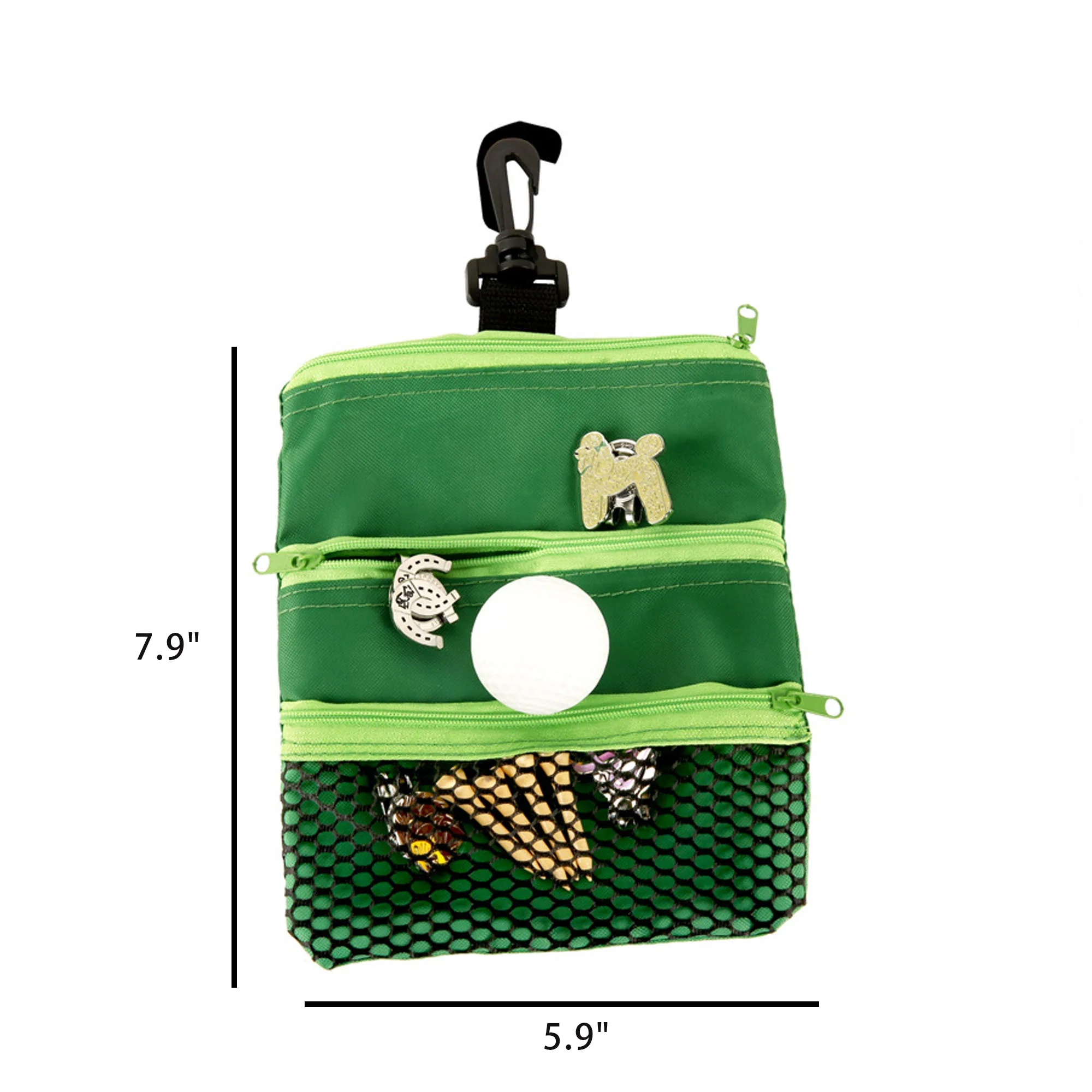 Golf Ball Bag With Clip 4