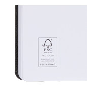 5” x 7” FSC® Recycled Pebble Hard Bound Journal 109