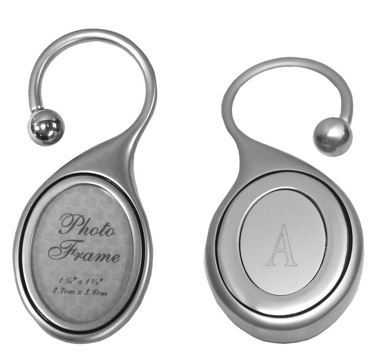 *CLOSE-OUT* Picture Frame Silver Keychain 1
