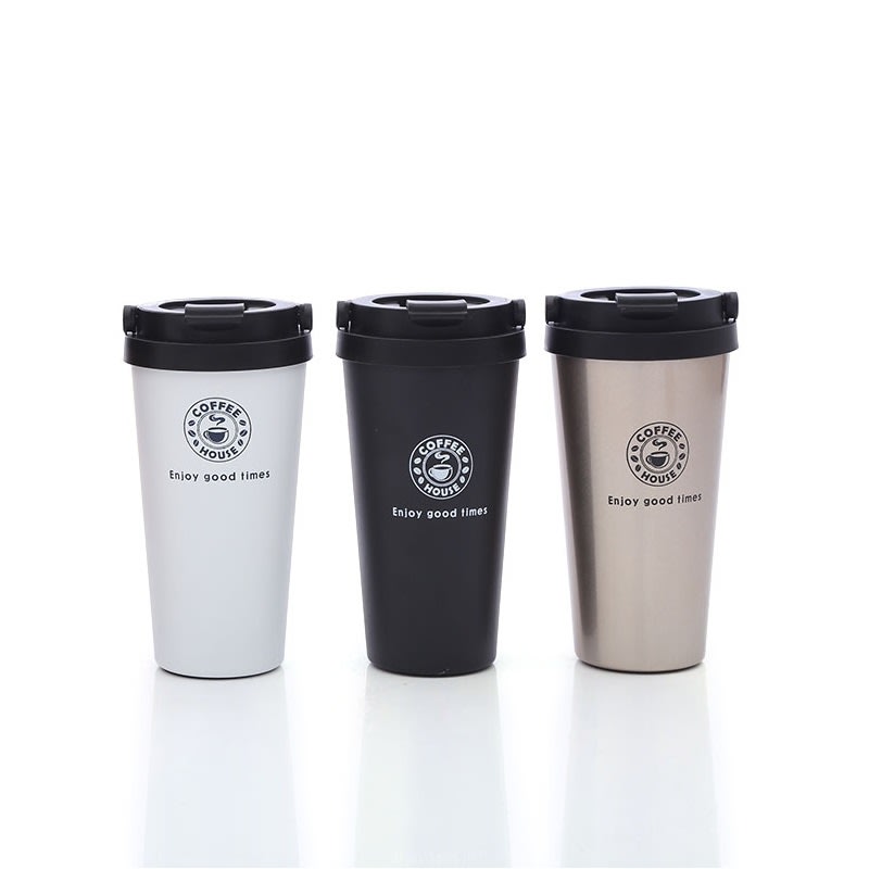 17 Oz. Custom Printed Travel Coffee Tumblers With Handle 17