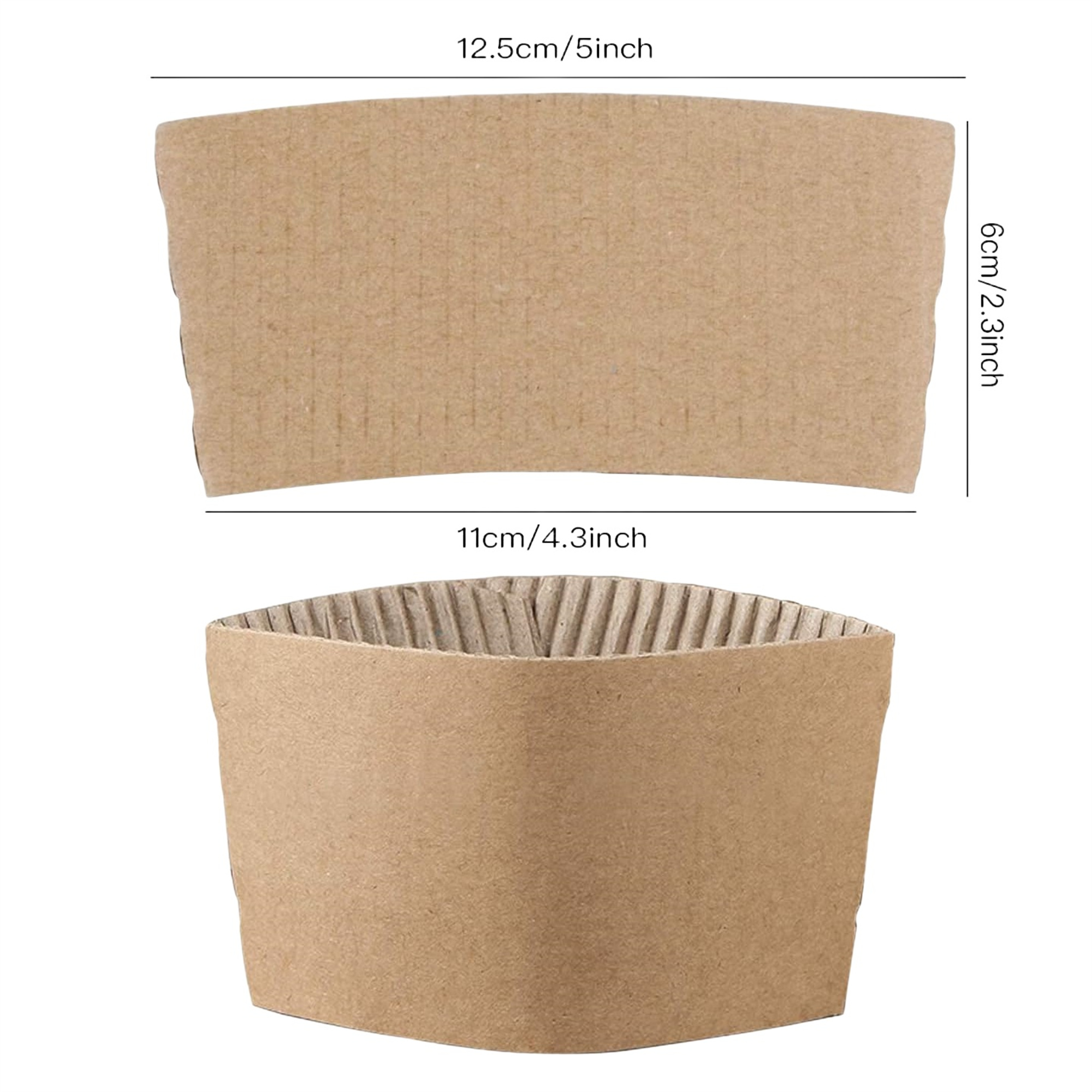 Custom Disposable Paper Coffee Cup Sleeves 3