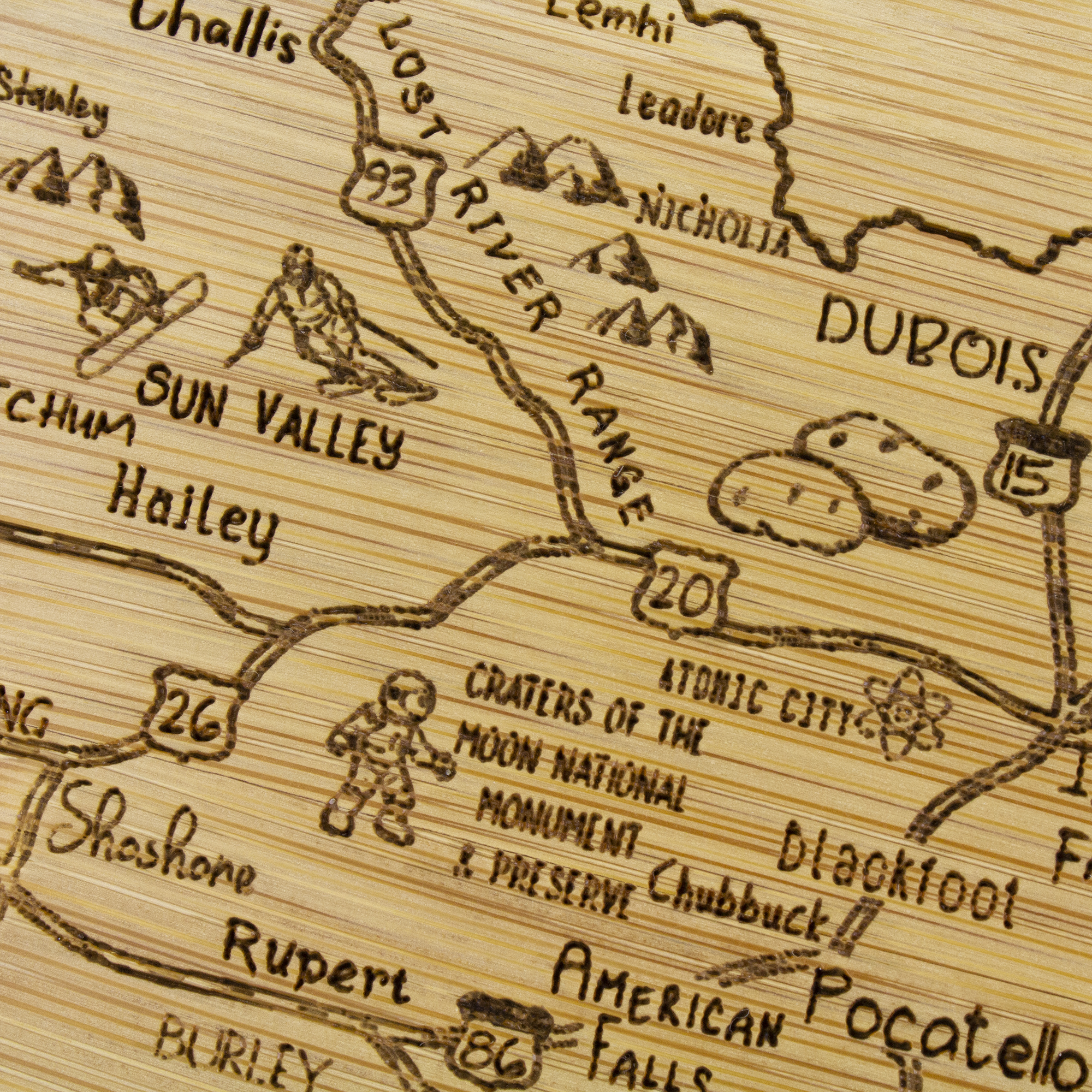 A Slice of Life Idaho Serving & Cutting Board 5