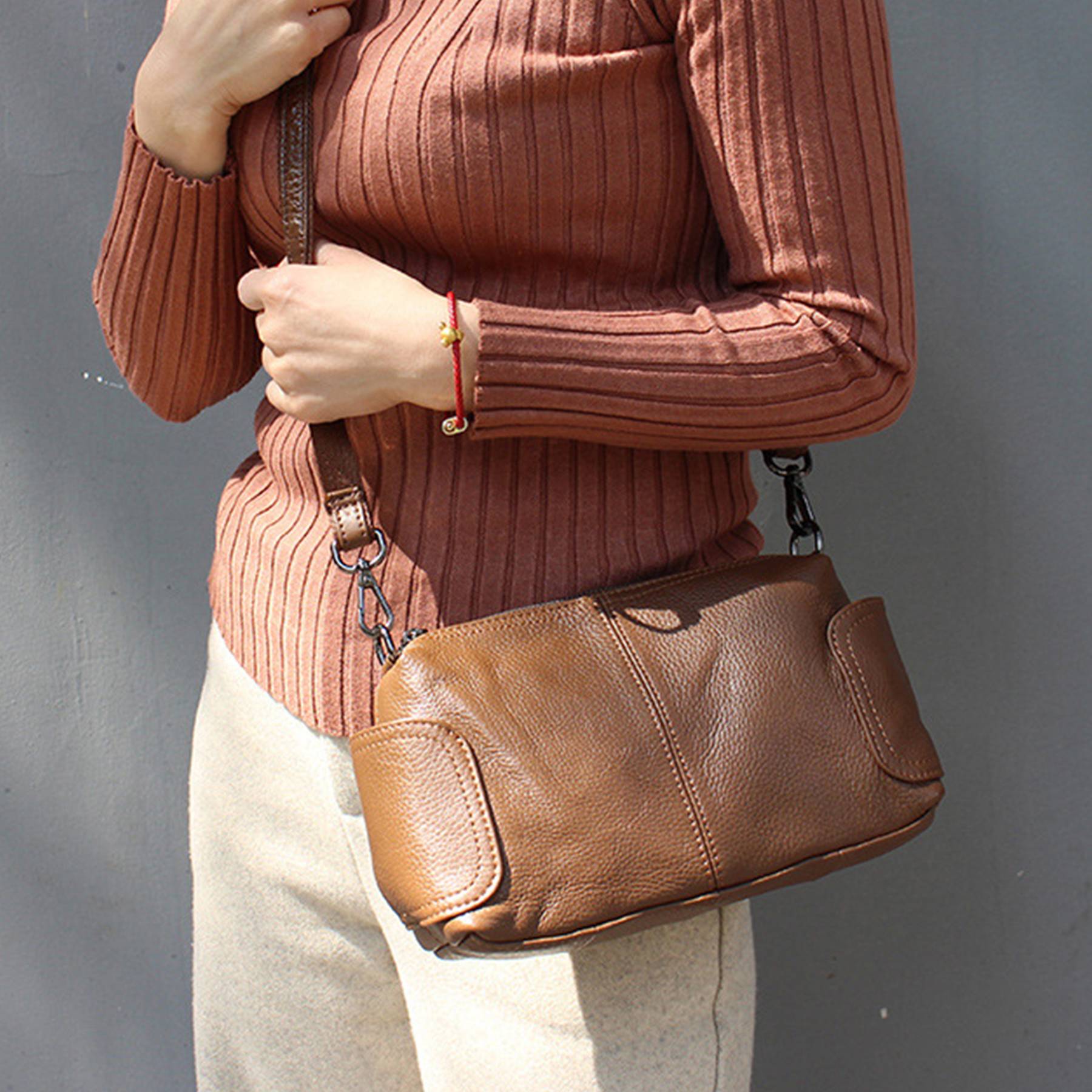 Women's Vintage Genuine Leather Purses and Handbags 3