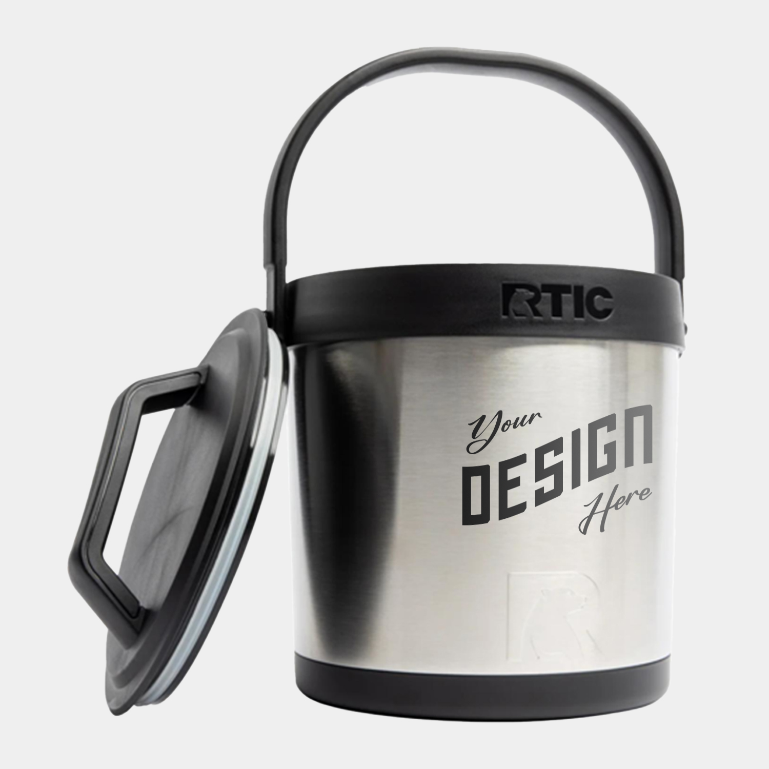 100 oz. RTIC® Stainless Steel Vacuum Insulated Ice Bucket 1