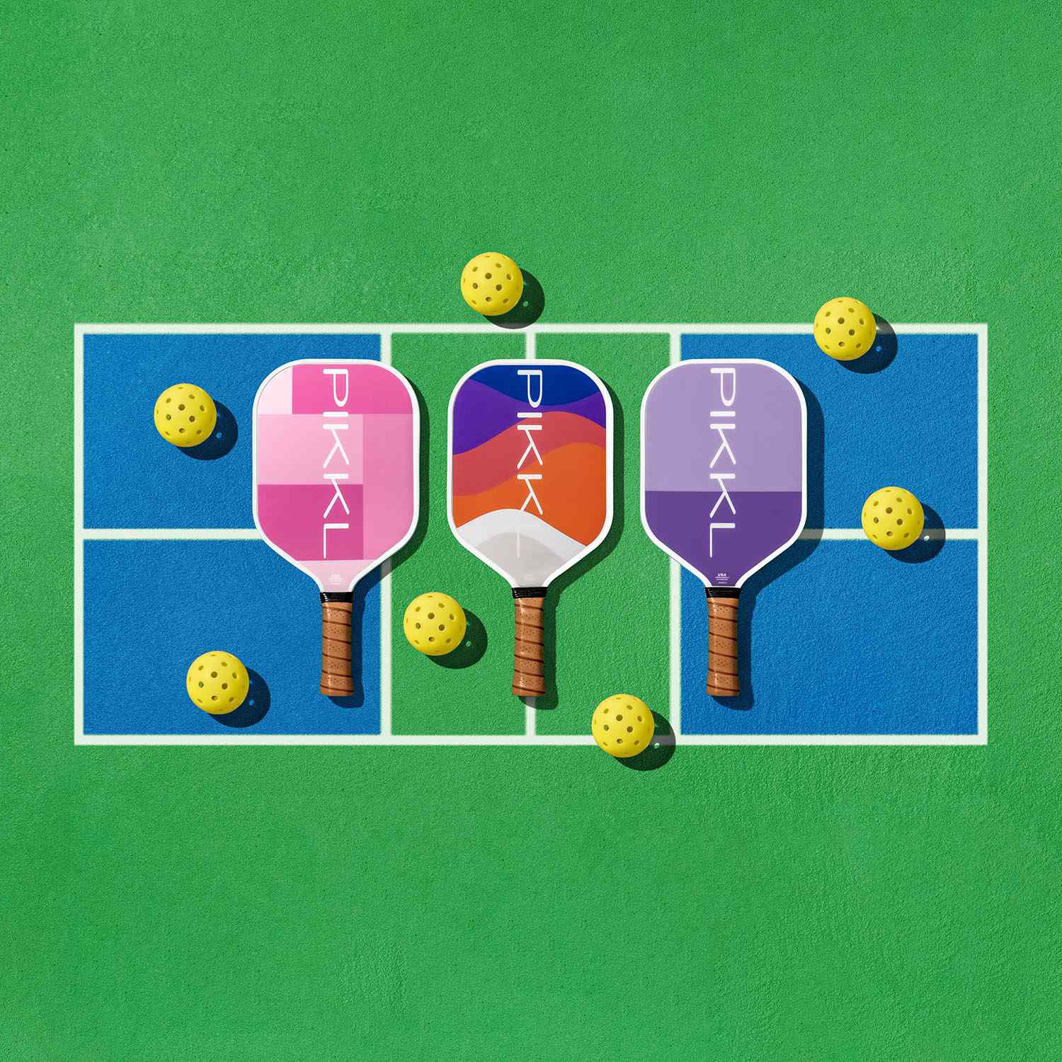 Sport Pickleball Paddle With Custom Skins