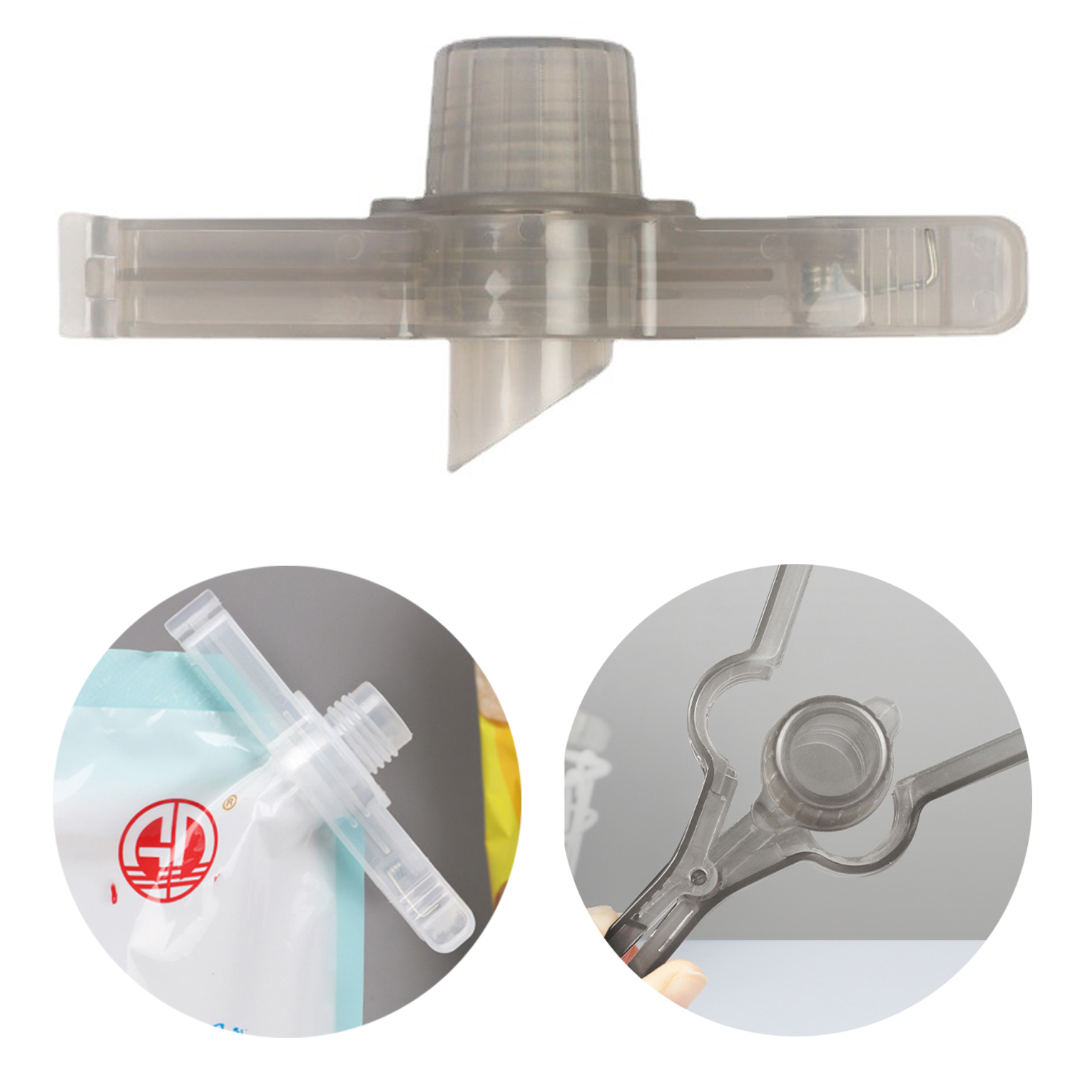Food Storage Sealing Bag Clips With Spouts 3
