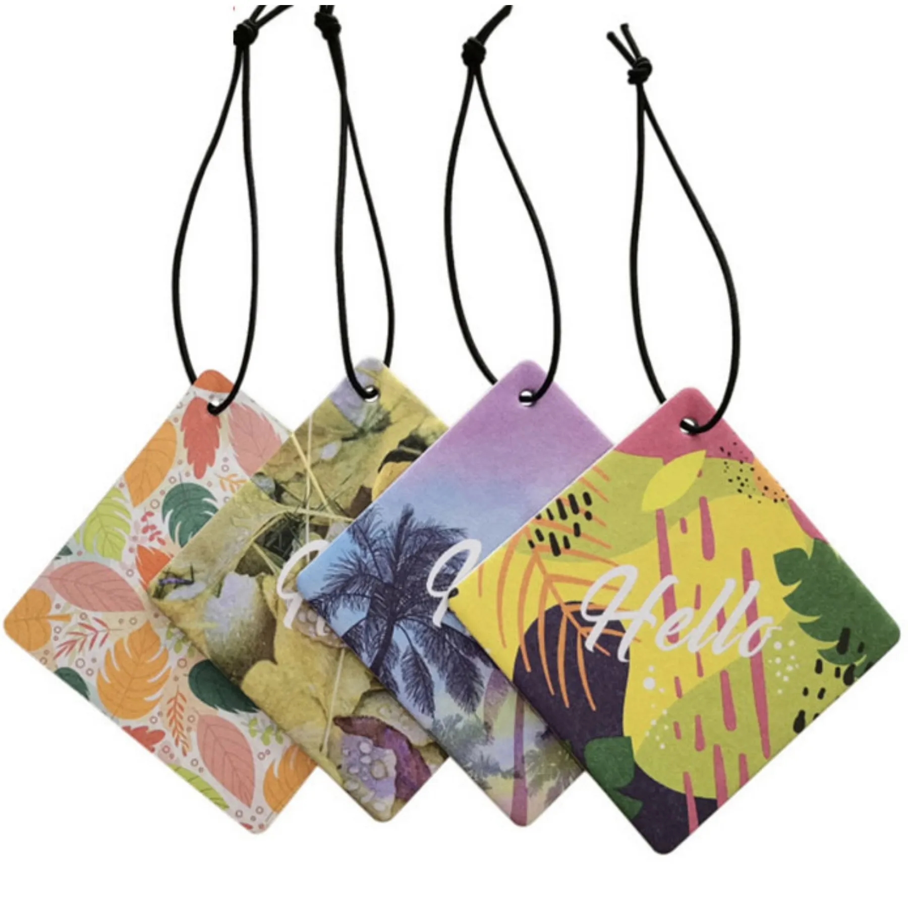 Die Cut Shape Custom Full Color Printed Air Freshener 3